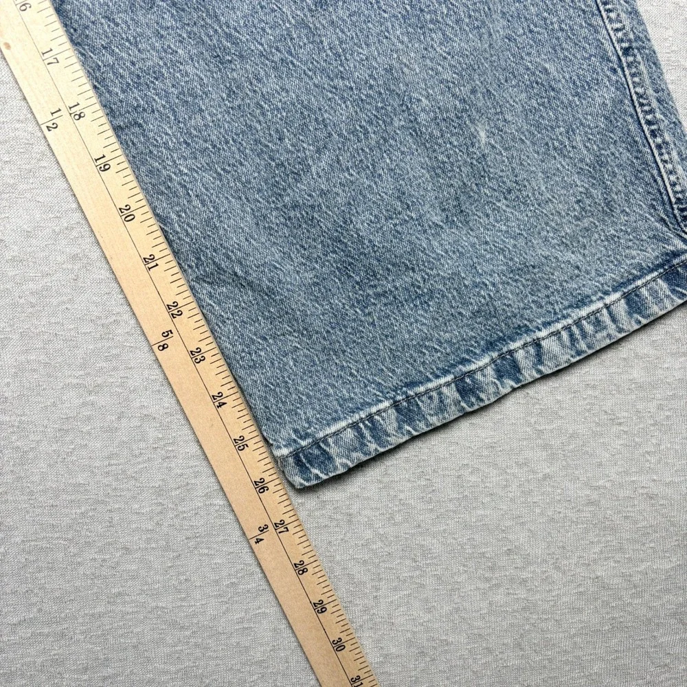 Art Class Girls Cargo Jeans 14 Blue Light Wash Wide Leg Y2K Utility Streetwear
